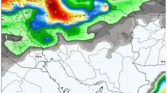 ورود دو موج بارش‌ پی‌درپی از فردا | پیش بینی وزش باد شدید در این استان ها