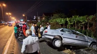 انحراف خودروی پژو ۴۰۵ در چابکسر 1 مصدوم بر جا گذاشت