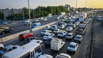 ترافیک سنگین در دو جاده پرتردد شمالی