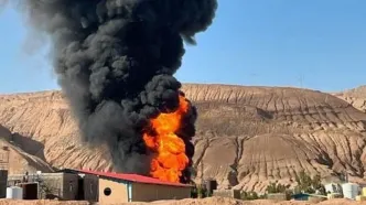 انفجار در شهرک صنعتی گرمسار