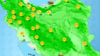 بارش باران در نوار شمالی کشور/ تهران ۸ درجه خنک می‌شود