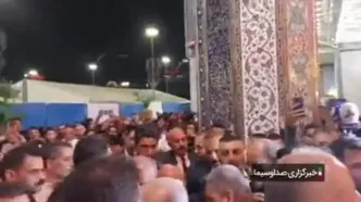 رئیس‌جمهور وارد حرم امام حسین شد