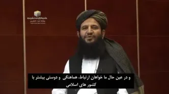 نماینده طالبان از مردم ایران عذرخواهی کرد +فیلم