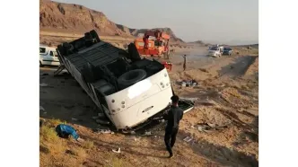 جزئیاتی درباره حادثه مرگبار اتوبوس زائران بوشهری در جاده طب