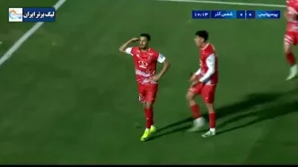 ویدیو| گل اول پرسپولیس به شمس‌آذر/ علیپور هواداران را تا مرز سکته برد!