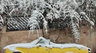 در این نقطه از ایران یک متر برف بارید