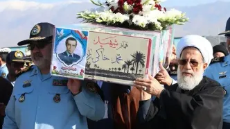 پیکر مطهر شهید محمد خاکی‌زاده در ستاد نهاجا تشییع شد