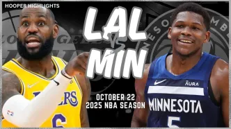 ویدیو| خلاصه بسکتبال NBA / لس آنجلس لیکرز - مینسوتا تیمبرولوز