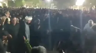 فیلم پدر خانواده کشته شدگان لارستان تشییع جنازه امروز