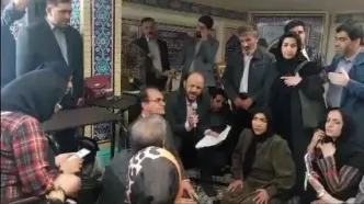 تجمع تعدادی از بازنشستگان فرهنگی پس از ۱۴۰۰