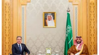 دیدار و رایزنی بلینکن با محمد بن سلمان