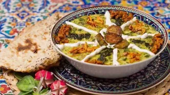 طرز تهیه آش شله قلمکار در پاییز (ویدئو)