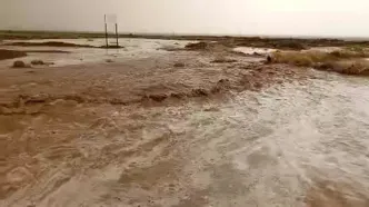 سیلاب بردسکن را در بر گرفت؛ هشدار به مردم و مسافران