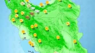 ورود موج جدید بارش‌ها به کشور از امشب| امروز و فردا کدام استان ها بارانی است؟ + نقشه