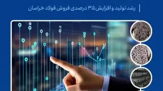 رشد ۳۵ درصدی فروش فولاد خراسان/  کامیابی فولاد خراسان در بازار محصولات فولادی