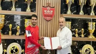 میهمان ویژه باشگاه پرسپولیس؛ رتبه یک کنکور با رضا درویش ملاقات کرد