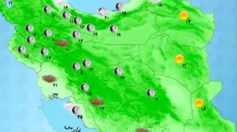 رگبار و رعدوبرق در مناطقی از جنوب کشور