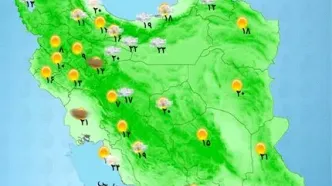 رگبار و رعدوبرق استان‌های شمالی کشور / امروز و فردا کدام مناظق بارندگی خواهد بود؟