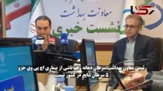 رئیسی معاون بهداشت: سرطان دهانه رحم ناشی از بیماری اچ پی وی جزو ۵ سرطان شایع در کشور نیست