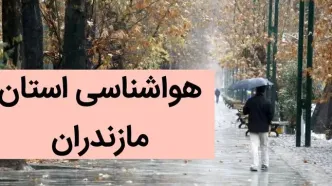 پیش بینی وضعیت آب و هوا مازندران فردا جمعه ۲ آذر ماه ۱۴۰۳ / پیش بینی  هواشناسی هفته‌ی آینده مازندران