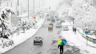 برف و باران شدید مهمان ۲۴ استان