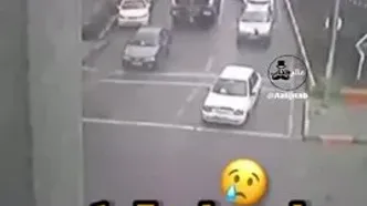 لحظه غم انگیز رد شدن تریلی از روی یک زن + ویدئو