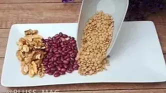 مقدار دقیق حبوبات در هر غذای ایرانی