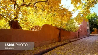 پاییز زیبا در روستای تاریخی ابیانه/ گزارش تصویری