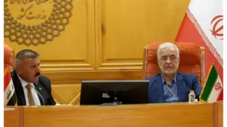 دیدار و گفت‌وگوی اسکندر مومنی و همتای عراقی‌اش