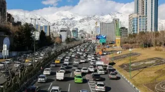 باران هوای آلوده تهران را شست