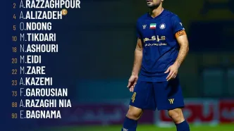 ترکیب گل گهر برابر پرسپولیس