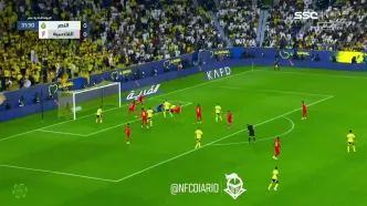 گلزنی رونالدو در دیدار امشب النصر مقابل القادسیه