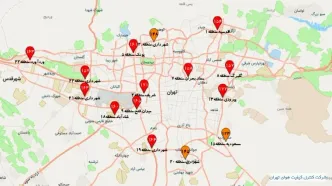 هوای تهران در وضعیت قرمز قرار گرفت