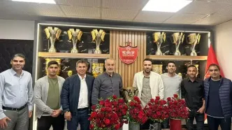 بازدید رضا درویش از آکادمی باشگاه پرسپولیس