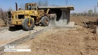 بیش از ١٣٠ هکتار از اراضی روستای کهریزک شهرستان چهارباغ رفع تصرف شد