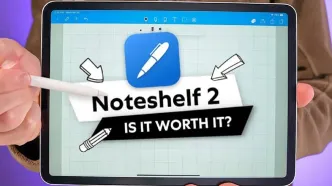 برنامه Noteshelf مود شده