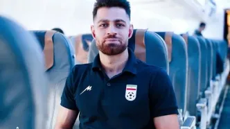 عکس جالب ستاره پرسپولیس در لباس احرام