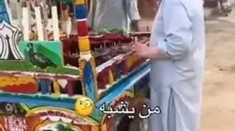 شباهت عجیب بستنی فروش پاکستانی به دونالد ترامپ