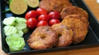 ناهار امروز را مقوی و متنوع بپز/ طرز تهیه کتلت اسفناج سیب زمینی