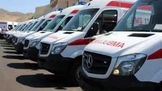 توزیع ۲۰۵ دستگاه آمبولانس جدید در کشور طی دو هفته اخیر