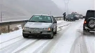 بارش برف، کولاک، یخ زدگی و مه گرفتگی در محورهای شمالی کشور