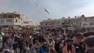 جشن سقوط بشار در روستای شیعه نشین نبل والزهراء سوریه