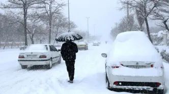 بارش برف، این مناطق را در شب یلدا سورپرایز کرد