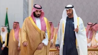 دیدار بن سلمان با رئیس امارات