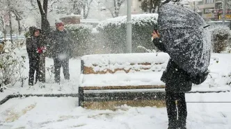 بارش برف یک متری در ایران