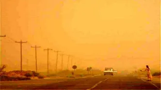 طوفان در دل زاهدان/ سرعت 90 کیلومتر بر ساعت گزارش شد