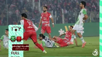 خلاصه بازی پرسپولیس 2 - خیبر خرم آباد 1 + ویدئو