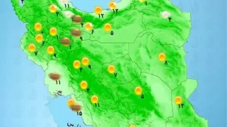 افزایش آلودگی هوا طی امروز و فردا | برف کدام مناطق کشور را سفیدپوش کرد؟+نقشه