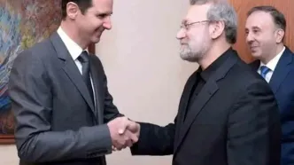تکذیب ادعای کارشناس تلویزیون درباره دیدار علی لاریجانی و بشار اسد