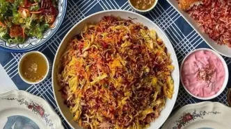 طرز تهیه پلو لبویی؛ پلوی مخلوط خوشمزه و یلدایی